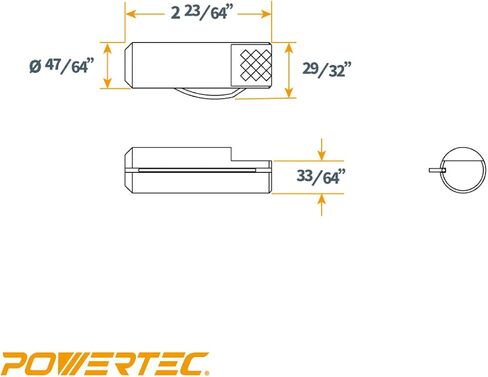 POWERTEC Bench Dog Clamps for 3/4" Dog Holes, Quick Clamp and Release Wood Clamps, Heavy Duty Workbench Clamps with 176lbs Clamping Force, Woodworking Tools - 2PCs (72105) in Kuwait