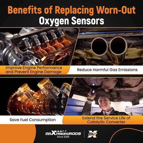 maXpeedingrods Oxygen O2 Sensor 234-4012 Upstream Downstream for Chevy Silverado 1500 Tahoe Suburban Express, for GMC Yukon Sierra 1500 C1500, for Acura Buick Cadillac Daewoo Honda Isuzu in Saudi Arabia