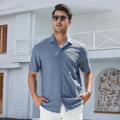 Warhorsee Mens Dress Dress Tirts Short Sleeve Performance in Kuwait