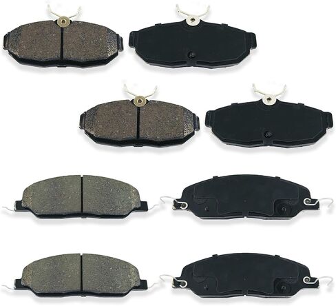 D1081 D1082 Front Rear Ceramic Brake Pads Set Fit For 2005-2010 Ford Mustang(8 pcs) in Saudi Arabia