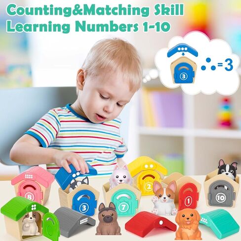 تعلم ألعاب لألعاب الأطفال الصغار الذين يبلغون من العمر 1،2،3 عامًا ، و 20pcs حيوانات مزرعة ألعاب مونتيسوري ، ومطابقة وفرز ألعاب السيارات الرائعة ، وهدية عيد ميلاد عيد الميلاد للبلاد الفتيات الذين تتراوح أعمارهم بين 12 و 18 شهرًا in Kuwait