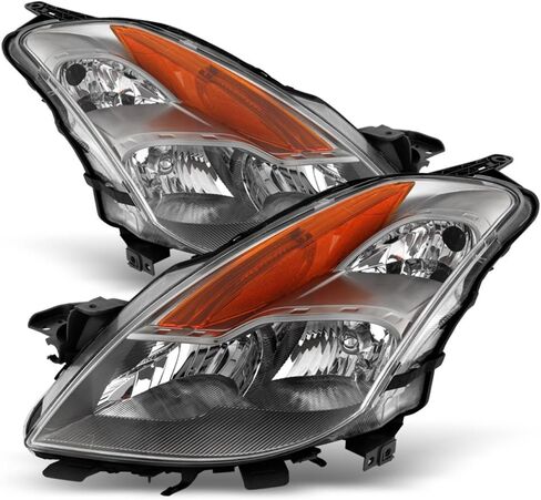 ACANII - For 2008 2009 Nissan Altima 2-Door Coupe Halogen Type Headlights Headlamps Replacement Driver + Passenger Side in Saudi Arabia