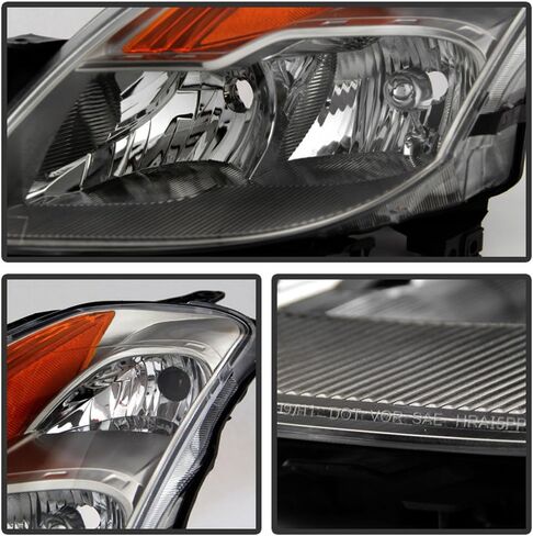 ACANII - For 2008 2009 Nissan Altima 2-Door Coupe Halogen Type Headlights Headlamps Replacement Driver + Passenger Side in Saudi Arabia