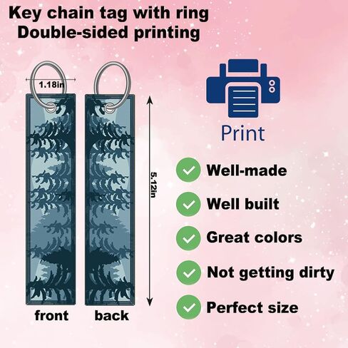 1pcs Mountain License Plate Frame for Women,Natural Pine Forest Mountain Horizon Landscape car Decorative tag Frames Girly,Blue Botanical License Plate Cover Holder for Vehicle with car Keychain tag in Saudi Arabia