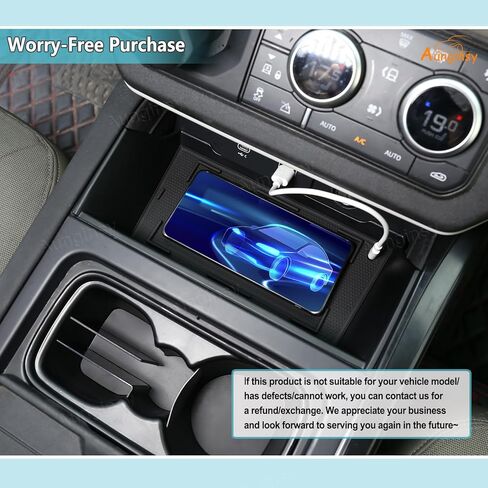 Aunginsy Center Center Console Tranizer Tranizer متوافق مع Land Rover Defender 90/110/130 2020-2024 Concentral Front Gear Storing Box Container ABS in Saudi Arabia