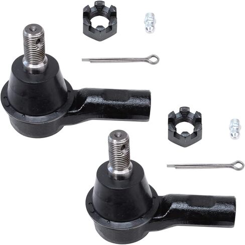 Detroit Axle - Front 10pc Suspension Kit for Honda Passport Isuzu Amigo Axiom Rodeo Sport, 4 Ball Joints 4 Tie Rod Ends 2 Boots Replacement in Saudi Arabia