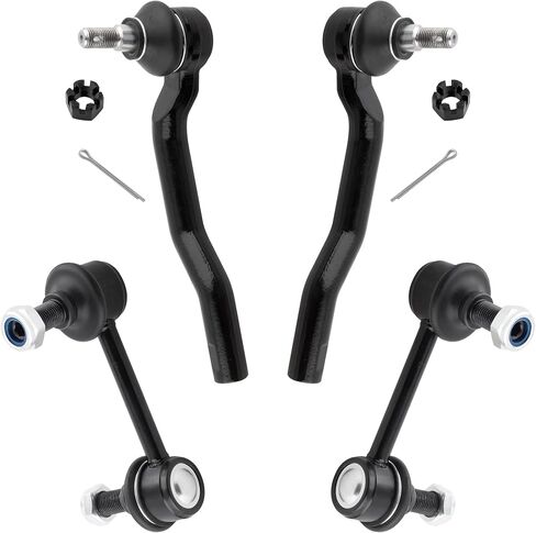 K750160 K750161 ES800600 ES800601 Front Stabilizer Sway Bar Links Outer Tie Rod Ends for Mazda CX-9 3.5L 3.7L 2007 2008 2009 2010 2011 2012 2013 2014, Pack of 4 in Saudi Arabia