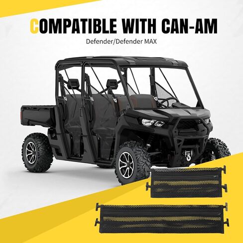 2PCS Dash Storage Nets for Can-Am Defender & Defender MAX HD5 HD7 HD8 HD9 HD10 (2017-2023), UTV Dashboard Organizer Nets, OE# 715003129, Defender Storage Upgrade Accessory in Saudi Arabia