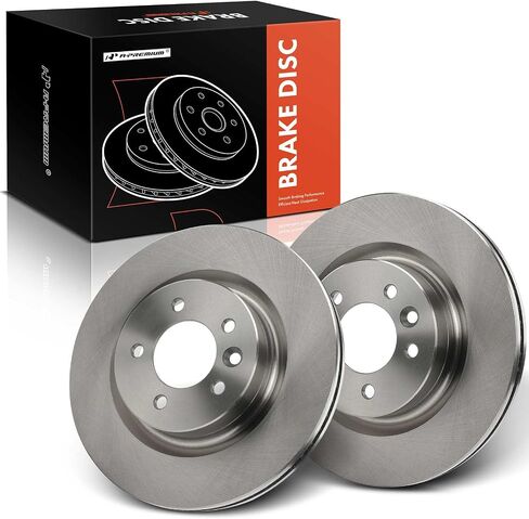 A-Premium 13.26 inch (337mm) Front Vented Disc Brake Rotors Compatible with Select Land Rover Models - Range Rover Sport 2006-2009, LR3 2005-2009, 4.2L 4.4L, 2-PC Set in Saudi Arabia