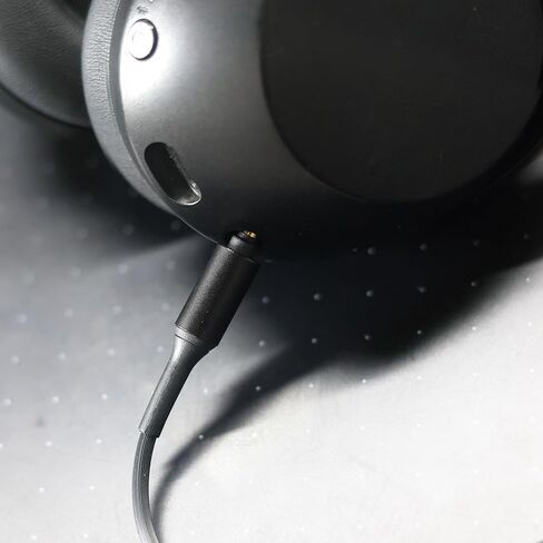 كابل صوت بديل متوافق مع سماعات الرأس اللاسلكية Sony wh-1000XM4 WH-1000XM5 WH-1000XM3 WH-CH720n WH-XB910N WH-H900N WH-CH510 WH-CH-710N CH-700N MDR-100ABN MDR-10R (150 سم، أسود) in Saudi Arabia