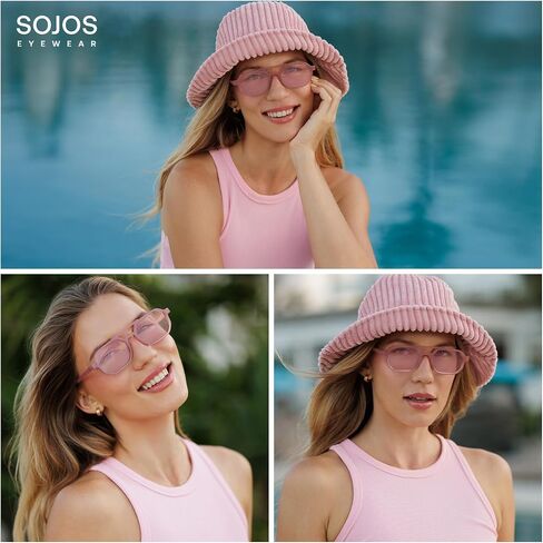 Sojos Retro Rectangle Aviator نظارات شمسية للنساء الرجال العصرية التسعينات كلاسيكية إطار مربع الظلال SJ2627 in Saudi Arabia