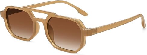 Sojos Retro Rectangle Aviator نظارات شمسية للنساء الرجال العصرية التسعينات كلاسيكية إطار مربع الظلال SJ2627 in Saudi Arabia