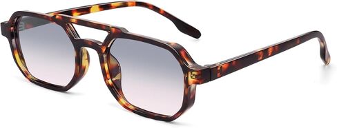 SOJOS Retro Rectangle Aviator Sunglasses for Women Men Trendy 90s Classic Square Frame Shades SJ2627 in Kuwait