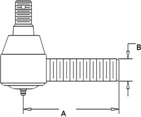 RAParts Tie Rod End Fits Case 580C 580D 480E 580SE 580SD 480LL 585E 584E 586E 584D 585D 58... in Saudi Arabia