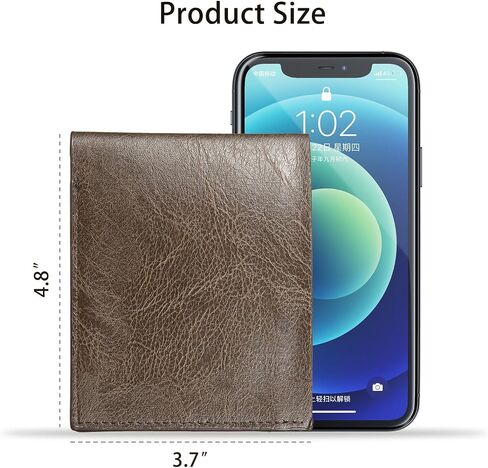 6 Pieces Wallet for Men,Leather Men's Wallets Bulk for DIY Engraving,With Money Clip,Card Holder(3 Black & 3 Light Brown) in Kuwait