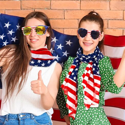 Eyegla Bulk American Sunglasses USA Flag Sunglasses Classic Patriotic Sunglasses 4th of July Party Supplies in Kuwait