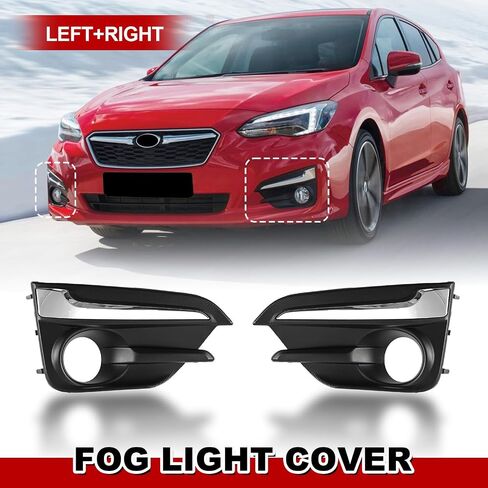 GearUp Pair Fog Light Cover Bezel for Impreza 2017 2018 2019 Left and Right Side 57731FL040, SU1039113, 57731FL050, SU1038113 in Saudi Arabia