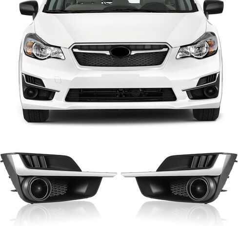 GearUp Pair Fog Light Cover Bezel for Impreza 2017 2018 2019 Left and Right Side 57731FL040, SU1039113, 57731FL050, SU1038113 in Saudi Arabia