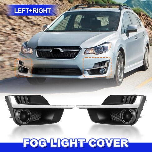 GearUp Pair Fog Light Cover Bezel for Impreza 2017 2018 2019 Left and Right Side 57731FL040, SU1039113, 57731FL050, SU1038113 in Saudi Arabia
