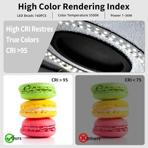 Glendan Photo Light Box Photography：16"x12" Portable Light Tent with 112 LED Dimmable Lights - Folding Small Studio Box with 12 Color Backdrops for Jewelry Product Photography in Saudi Arabia