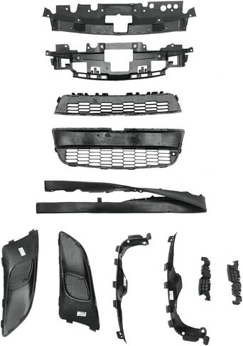 الشبكة السفلى من المصد الأمامي العلوي W/الضباب متوافق مع مجموعة Sonic LS/LT/LTZ Model 4PC 2012-2016 in Saudi Arabia