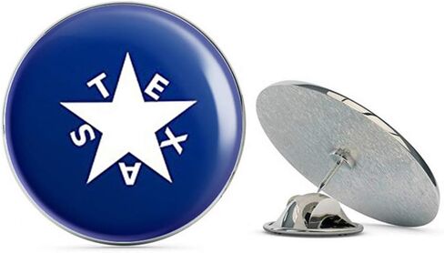 De Zavala Flag (pro Texan Historic Texas) Metal 0.75" Lapel Hat Pin Tie Tack Pinback in Saudi Arabia