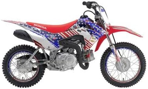 2013-2025 CRF 50F Merica USA SENGE Graphics KIT COMPLICE مع RIDER I.D. متوافق مع هوندا in Saudi Arabia