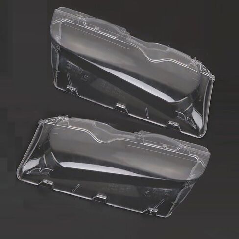 Front Headlamp Headlight Lens Cover, Clear, E46, 2Door, 3 Series, Coupe, 98-01, 1Pair in Saudi Arabia