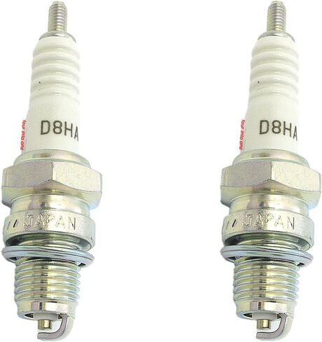 مجموعة من 2 - NGK D8HA Parch Plugs - 7112 - Fits Honda CA200 CM91 CT200 CT90 Trail 90 S90 SL90 CA95 CA175 CB175 CL175 SL175 CA72 CB72 CL72 CB77 CB77 CL77 in Saudi Arabia
