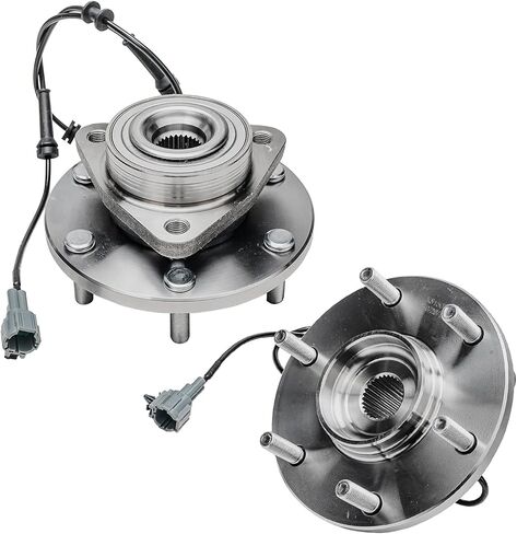 Detroit Axle - 2 محاور الحاملة من العجلات الأمامية لنيسان تيتان باثفايندر أرمادا إنفينيتي QX56 ، محمل عجلات استبدال محاور المحمل ومجموعة محاور ، محاور زوج in Saudi Arabia