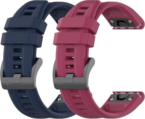 نطاقات مشاهدة مخصصة لفرقة استبدال Garmin Quatix 7 Pro ، نطاقات حزام المعصم القابلة للتعديل السيليكون متوافقة مع ملحقات Garmin Quatix 7 Pro Smartwatch in Kuwait