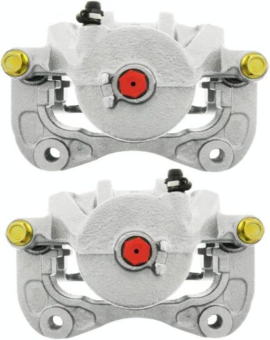 AutoShack Front Brake Calipers Set of Assembly with Bracket Replacement for 2005-2010 Kia Sportage 2005-2009 Hyundai Tucson 2.0L 2.7L V6 4WD AWD FWD Driver and Passenger Side BC30056PR in Saudi Arabia