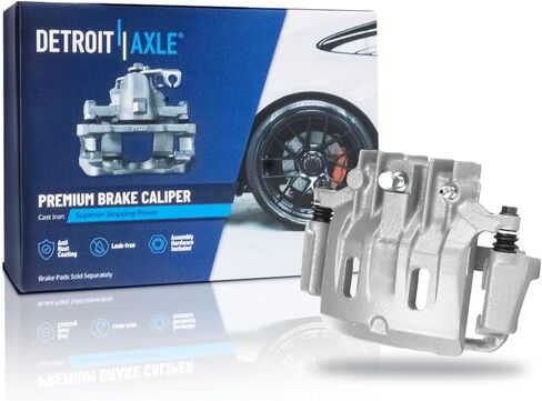 Detroit Axle-الفرجار الخلفي للفرامل لفورد F-250 F-350 Super Duty 1999-2000 ، قرص فرامل الفرجار W/Bracket F-250 F-350 SD تم تصميمه قبل 12/20/1999 ، الفرجار البديل للفرامل اليسار أو اليمين in Saudi Arabia
