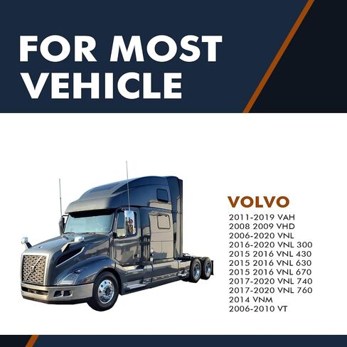 PM Auto زوج من 2 CAB SCRIGHT ASSORBER لعام 2017-2020 Volvo VNL 760 OEM# 20704334 22866844 in Saudi Arabia