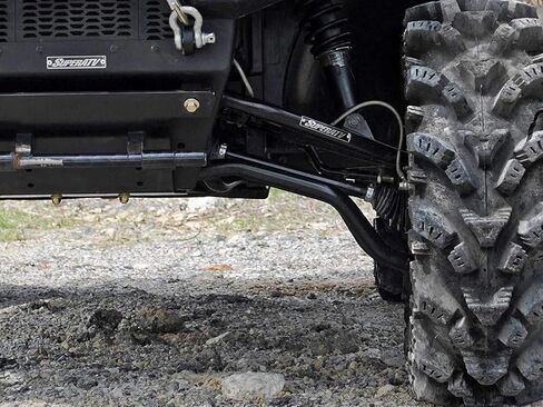 SuperATV 1.5" Forward Offset A Arms for 2010-2016 Polaris Ranger XP 800 / XP 800 Crew / 800 6x6 | Fit up to 28" Tires | 1.25" Tubing 25% larger Than Stock | Utilizes Stock A-Arm Bushings in Saudi Arabia
