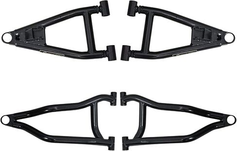 SuperATV 1.5" Forward Offset A Arms for 2010-2016 Polaris Ranger XP 800 / XP 800 Crew / 800 6x6 | Fit up to 28" Tires | 1.25" Tubing 25% larger Than Stock | Utilizes Stock A-Arm Bushings in Saudi Arabia