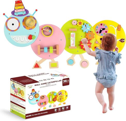 ألعاب اللوحة الحسية للأطفال: الألواح التعليمية التفاعلية Montessori للمهارات الحركية - أثاث جدار النشاط لغرف الألعاب النهارية في الفصول الدراسية - ألعاب جدار الكلاب للتوحد in Kuwait