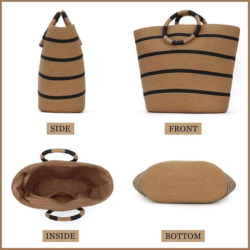 SUKUTU Large Straw Tote Bag for Women Rattan Woven Handbag Summer Beach Vacation Bag Crochet Tote in Saudi Arabia