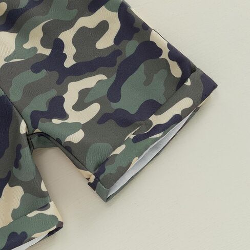 Toddler Baby Boy Summer Clothes Tops Camouflage Shorts 2Pcs Outfits | 12-18 Months,18-24 Months,2T 3T 4T 5T 6T,Kids,Letter Print,Short Sleeve,Boys Clothing in Saudi Arabia