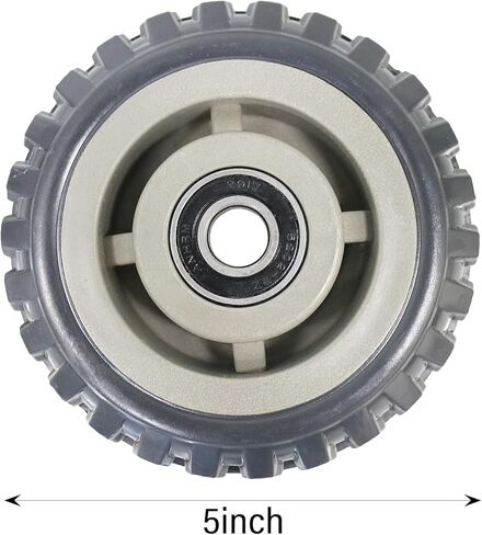 URBEST 4 Inch Caster Wheels Single Wheel Load Capacity 440lb Heavy Duty Casters Push Cart Wheels Shelf Replacement Wheels Industrial Castor Wheels for Carts,Furniture and Workbench (M:4 Inch,Grey) in Kuwait