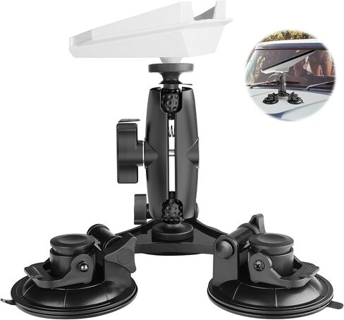Mount Mini Mount ، كوب شفط Mini Starlink مع محول ، و 360 درجة قابلة للتعديل ، ومجموعة ترايبود Mini Black ، لنوافذ السيارة وحامل STARLINK MINI مع شفط قوي in Kuwait