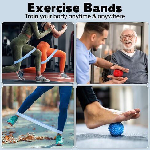 نطاقات المقاومة للعمل بها ، 6 حزم نطاقات التمرين ، نطاقات التمرين ، اسحب فرق المساعدة لتدريب الجسد التدريب على العلاج الطبيعي للرجال والنساء in Kuwait