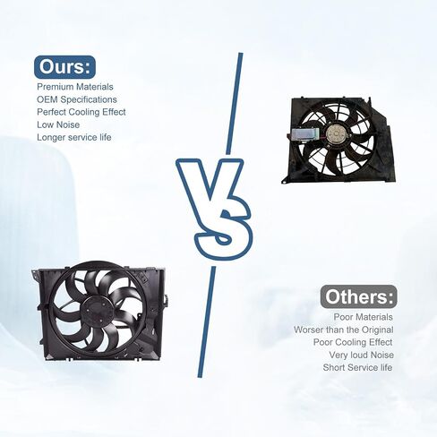 Bapmic 17427562080 Radiator Cooling Fan Assembly for BMW E87 E90 128i 323i 325i 328i 330i in Saudi Arabia