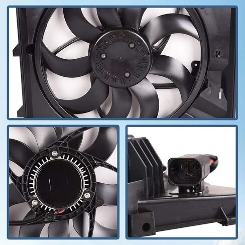Bapmic 17427562080 Radiator Cooling Fan Assembly for BMW E87 E90 128i 323i 325i 328i 330i in Saudi Arabia