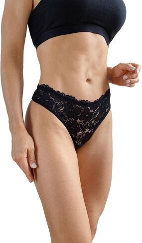 Womens Lace Panty Sexy Women's Underwear Cheeky Panty for Ladies Floral Lace Panties in Saudi Arabia