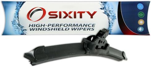 Sixity Auto 13" Frameless XTS Windshield Wiper Blades - Front Rear Driver Passenger - All Season in Saudi Arabia