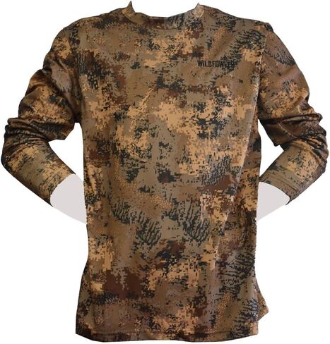 Long Sleeve Poly Quick Dry T-Shirt-Digital CAMO in Saudi Arabia
