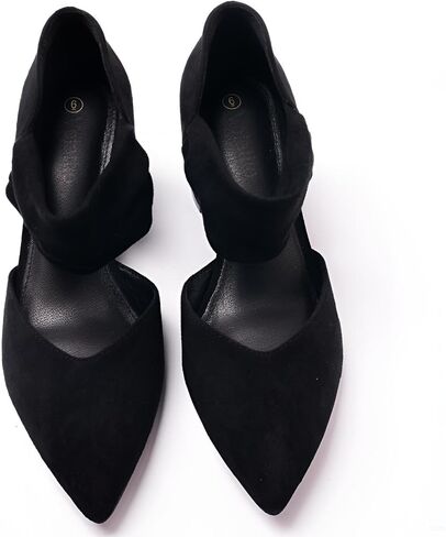 Women's Comfortable Mid High Heel Dress Shoes for Party & Evening,Stable and Supportive in Kuwait
