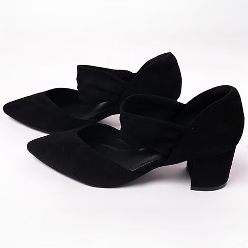 Women's Comfortable Mid High Heel Dress Shoes for Party & Evening,Stable and Supportive in Kuwait
