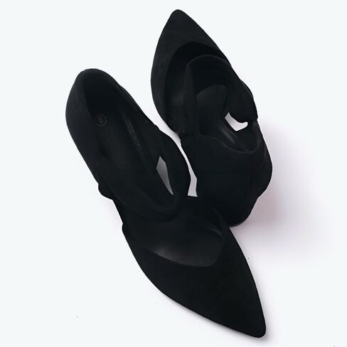 Women's Comfortable Mid High Heel Dress Shoes for Party & Evening,Stable and Supportive in Kuwait